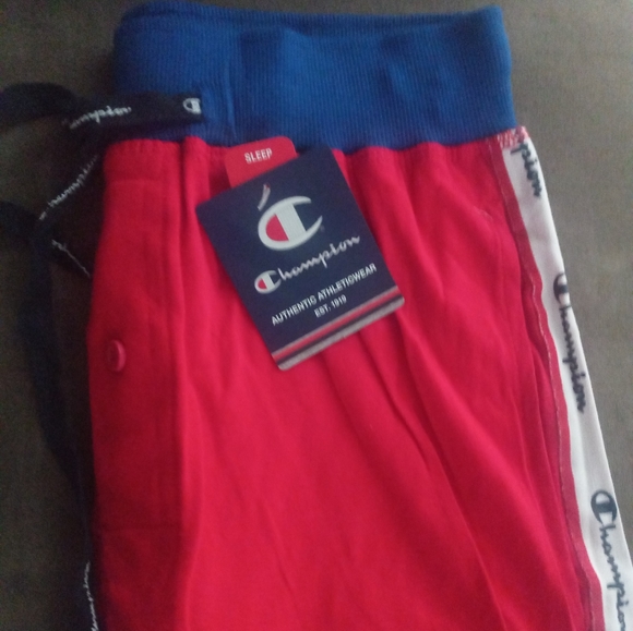 Champion Red Side Tape Shorts - Picture 5 of 7